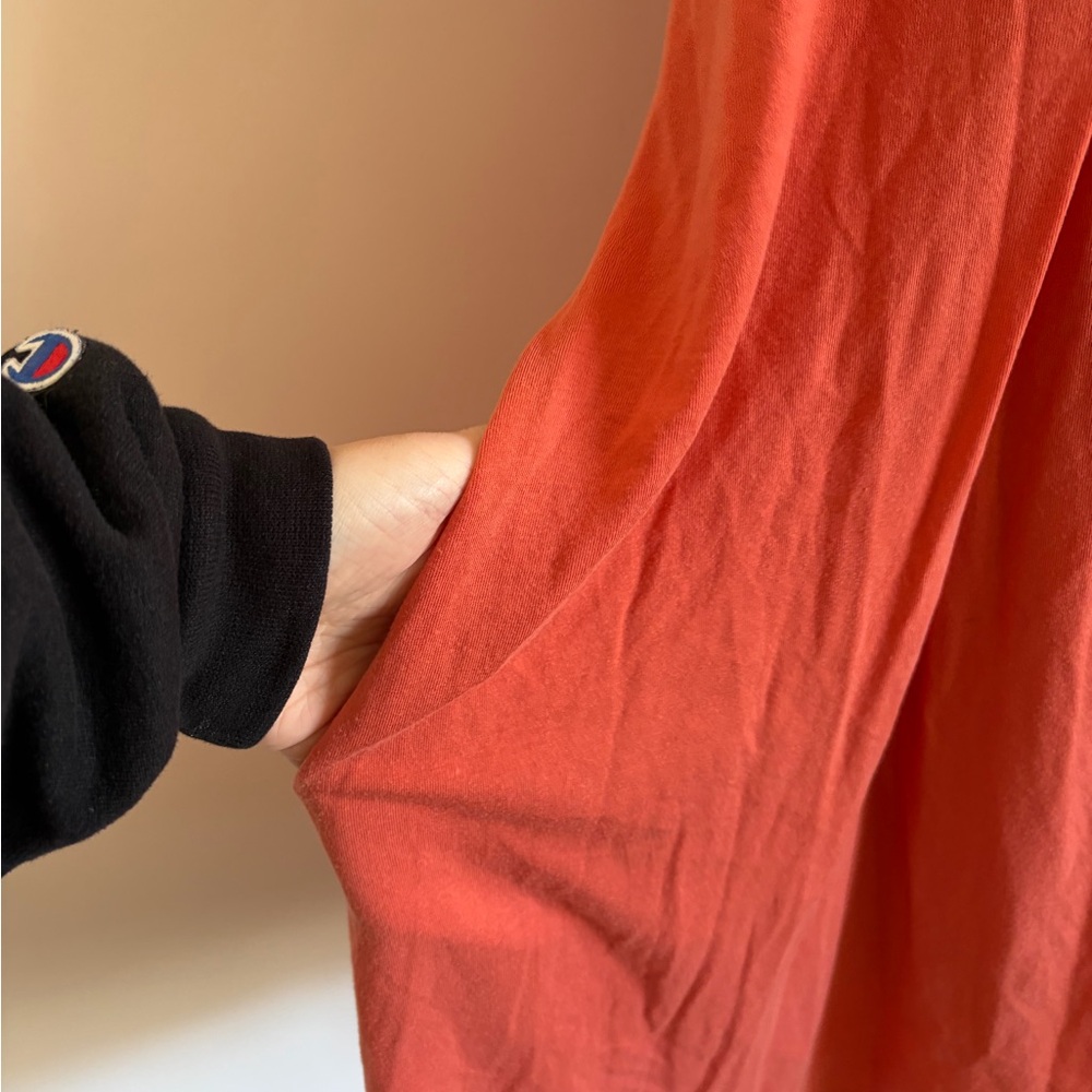 Garnet Hill Shift Dress Sleeveless Pockets Pullover L - Picture 5 of 5